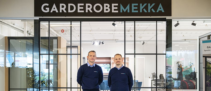 Garderobemekka Fredrikstad showroom